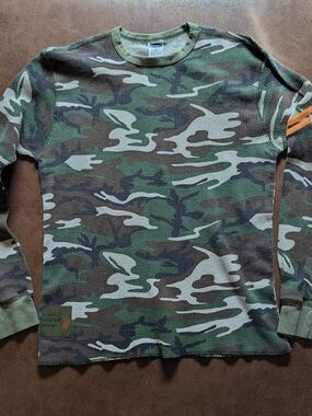 Boys Thermal Top Camo Design